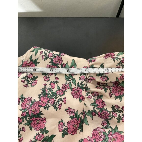 AUREUM Floral Tiered Puff Sleeves Maxi Dress size Small* - Picture 7 of 12